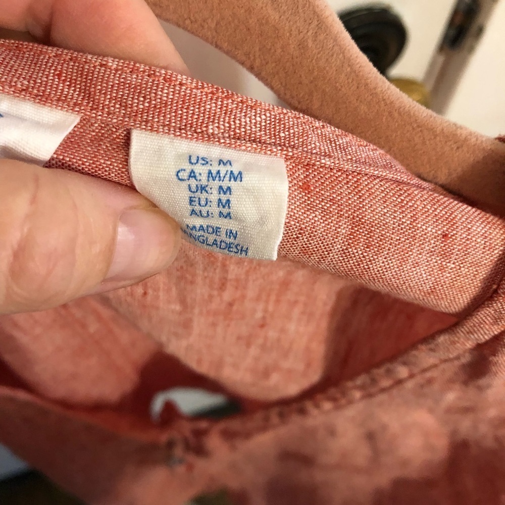 Sigrid Olsen Linen Button Down Blouse - image 5